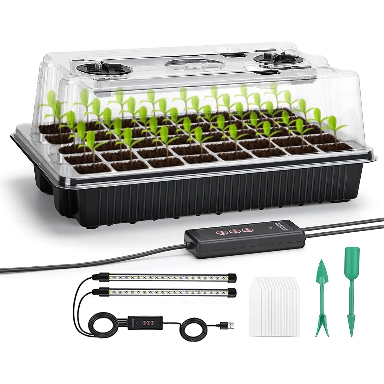 Humidity Dome Kit - 1 Juego de Bandejas de Germinación