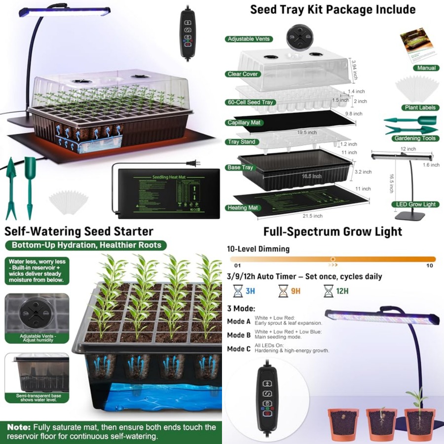 Kit de Germinación de Semillas - Humidity Dome Kit reseña y precio