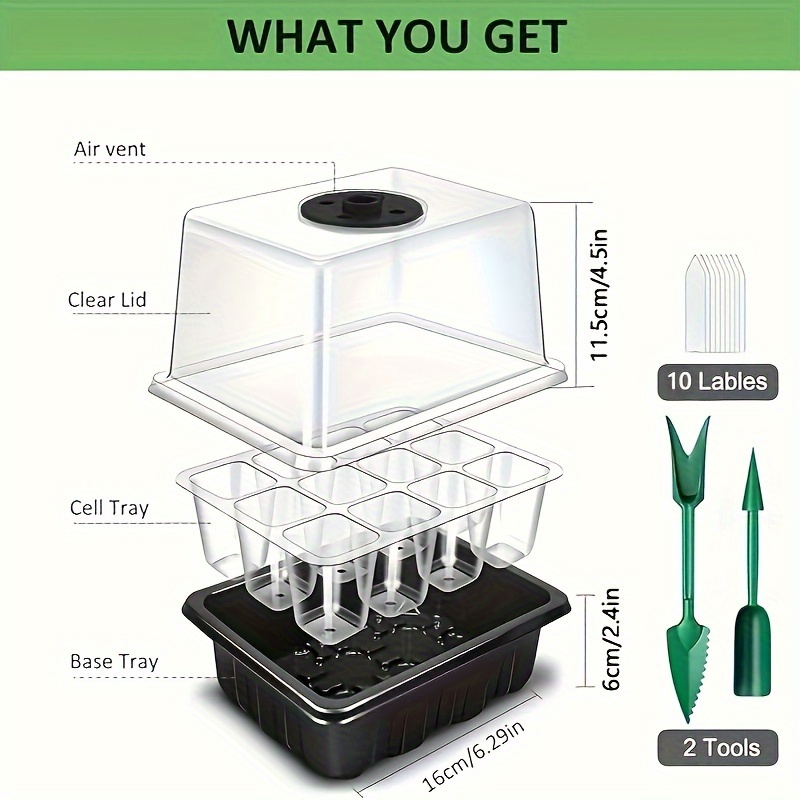 Kit de inicio para plántulas - - Humidity Dome Kit reseña y precio
