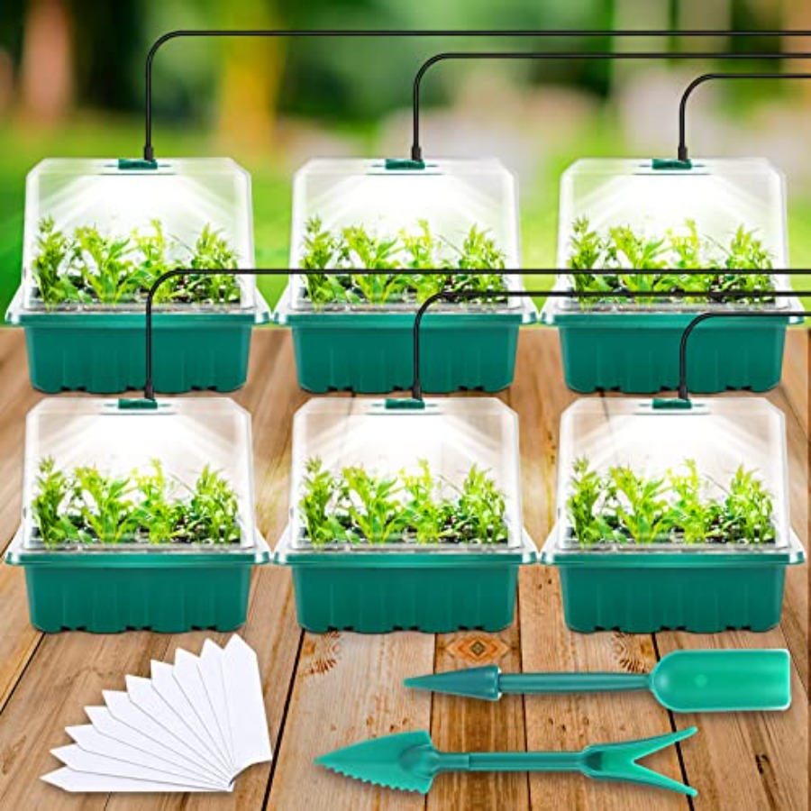 Bandeja de Germinación con Luz - Humidity Dome Kit reseña y precio